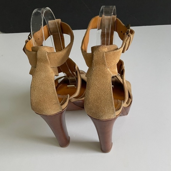 Ralph Lauren Collection suede high heel sandals size 8 - Picture 11 of 16